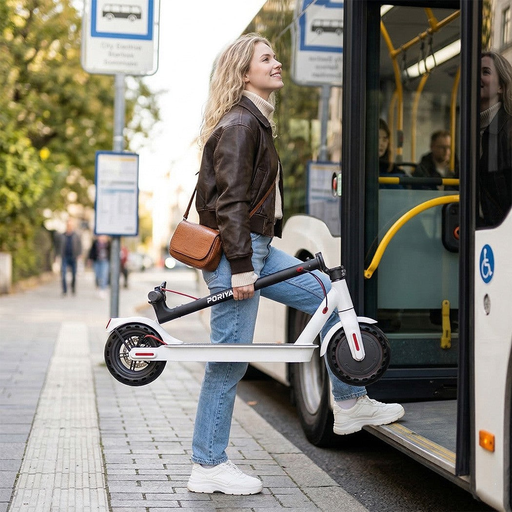 PORIYA 900W 40KM/H 50KM Portable Electric Scooter Adult Foldable Travel E-Bike