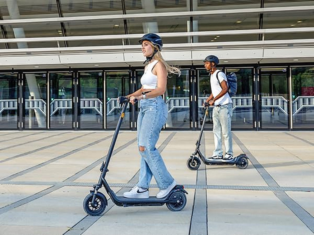 100P/100F/300P/300X Electric Scooter Adult - E Scooter with Suspension, 600-1000W Peak Power, 18-37.3 Miles Max Range, Top Speed 17.4-23.6MPH, Commuting E-Scooter