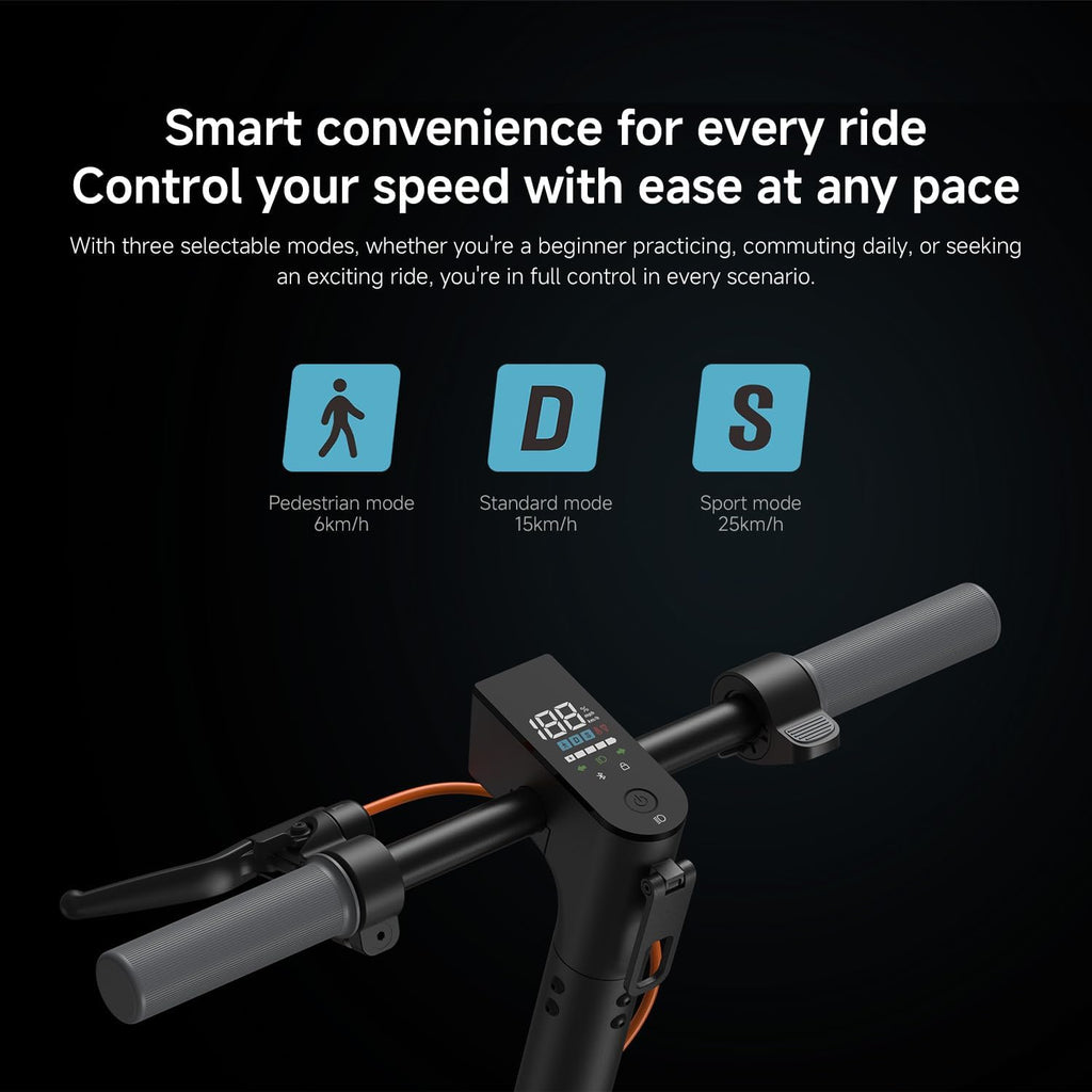 Electric Scooter 6 Lite 10 Inch Pneumatic Tire Folding Scooter, 500W Peak Motor, 25Km Range, 25Km/H Max Speed, Dual Brake, Ipx4 Waterproof, 3 Seconds Fold, Ideal for Urban Commute