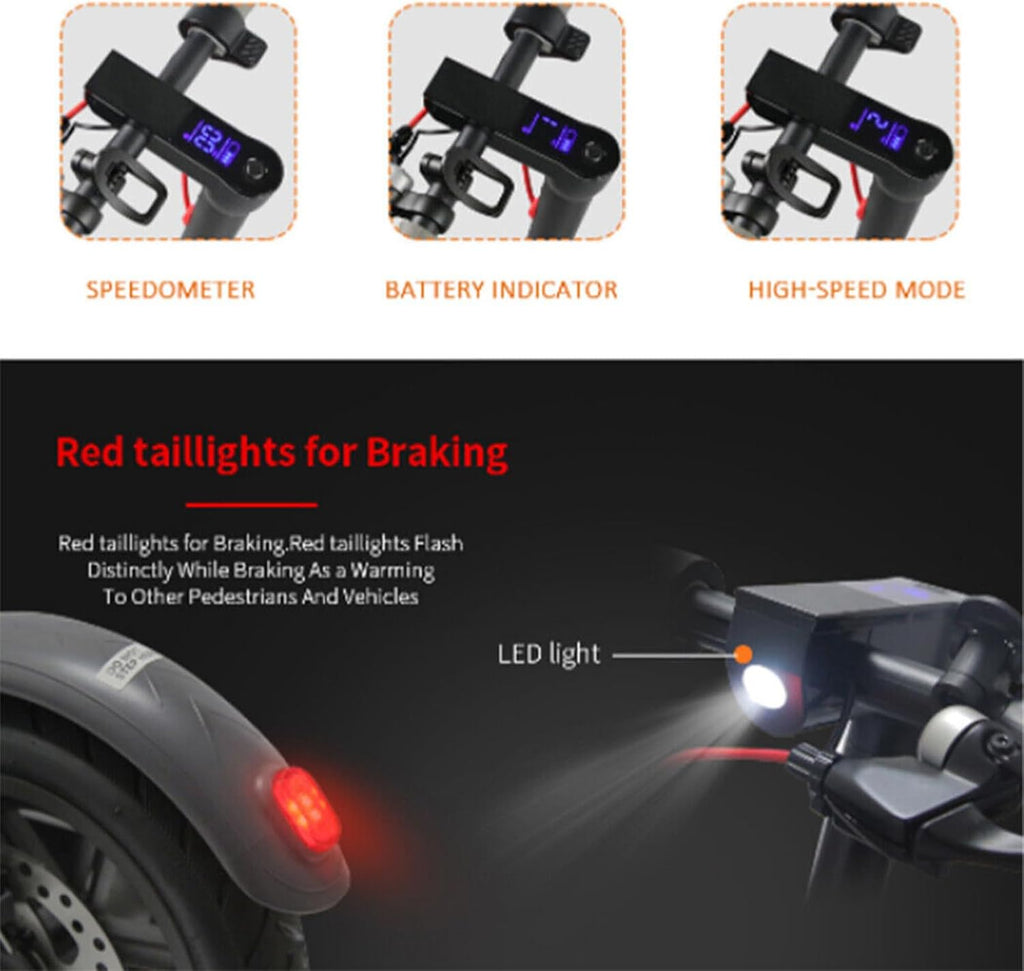 8.5" Adult Electric Scooter, 900W Motor, 36V 7.8Ah Battery, 40KM/H Max Speed, Long Range Folding E-Scooter for Urban Commuting with App