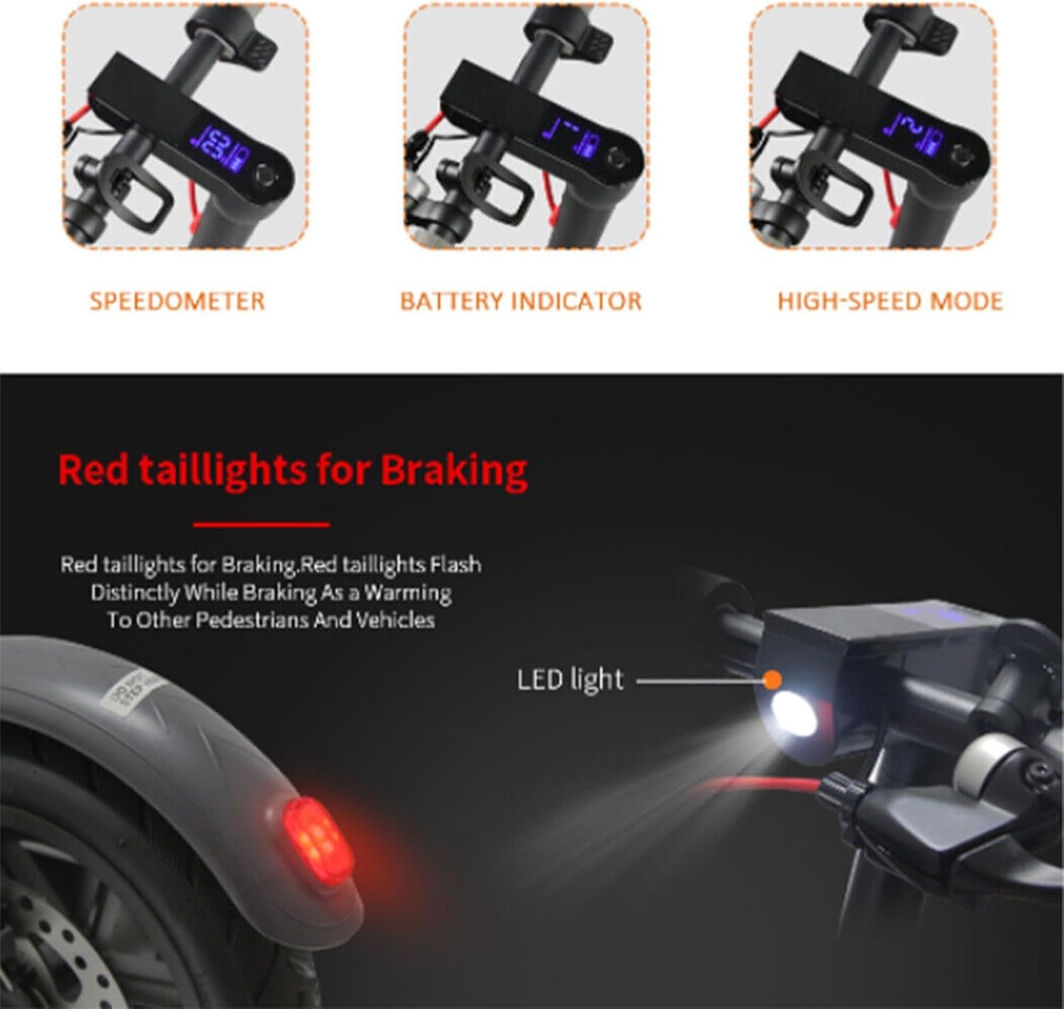 8.5" Adult Electric Scooter, 900W Motor, 36V 7.8Ah Battery, 40KM/H Max Speed, Long Range Folding E-Scooter for Urban Commuting with App