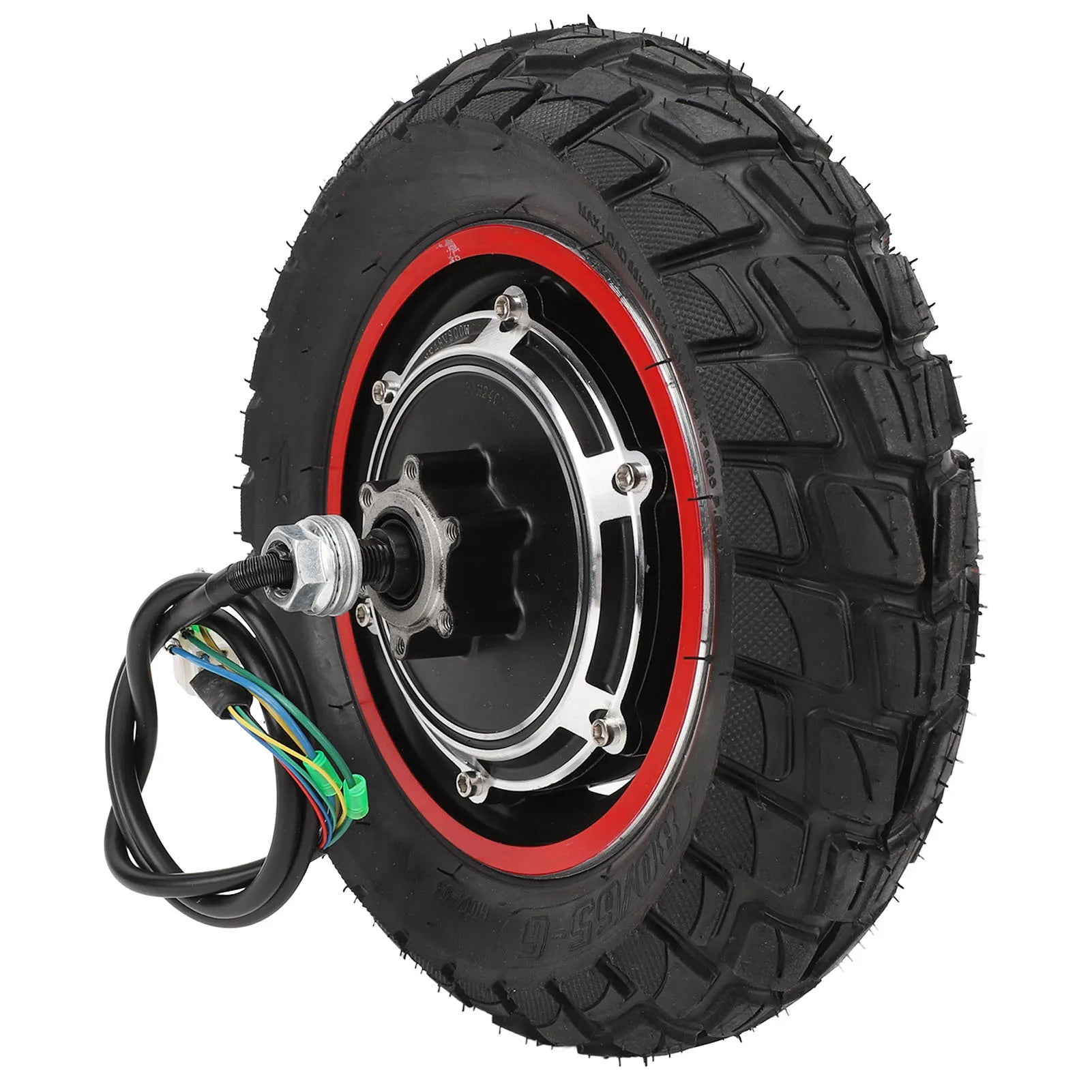 10 Inch Hub Motor 48V 800W Electric Scooter Hub Motor Rear Wheel Drive 250 to 1000RPM off Road Brushless Hub Motor