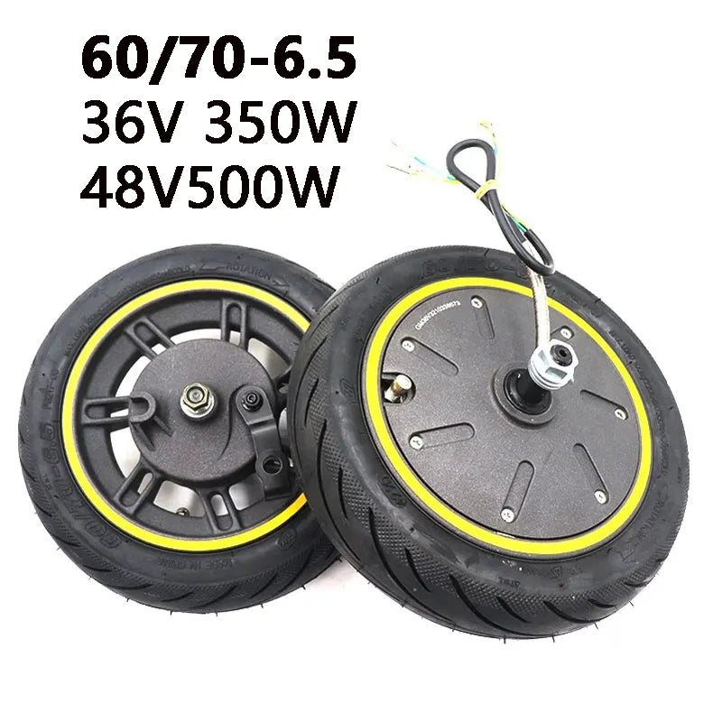 For Ninebot Max G30 Front Driving Tire Repair Parts 60/70-6.5 Motor Electric Scooter 36V 350W 48V 500W Engine Wheel