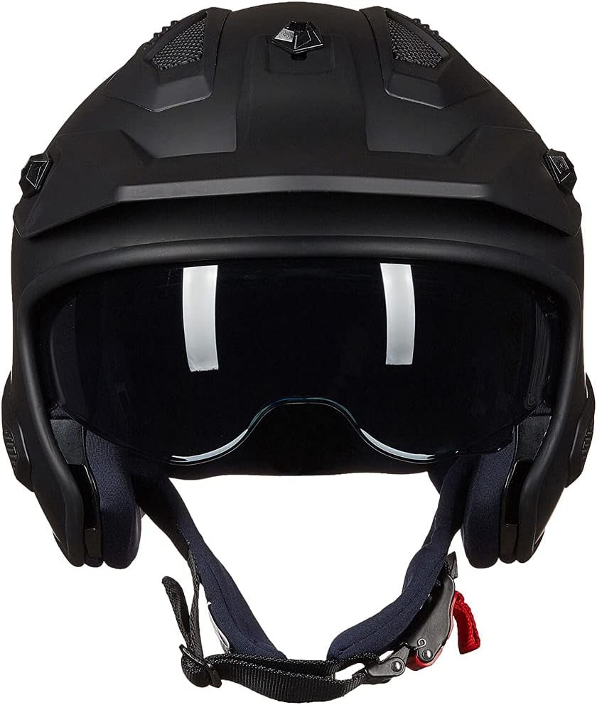 Open Face Motorcycle 3/4 Half Helmet for Moped ATV UTV Cruiser Scooter Dirt Bike Motocross DOT ECE Model 726X