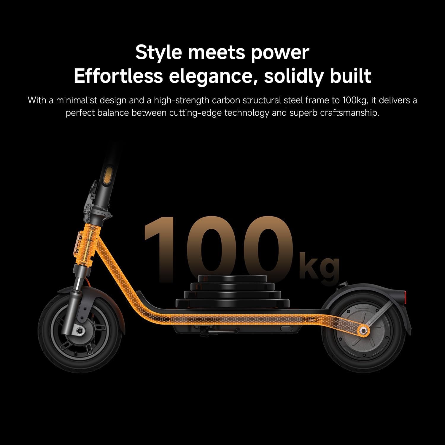 Electric Scooter 6 Lite 10 Inch Pneumatic Tire Folding Scooter, 500W Peak Motor, 25Km Range, 25Km/H Max Speed, Dual Brake, Ipx4 Waterproof, 3 Seconds Fold, Ideal for Urban Commute