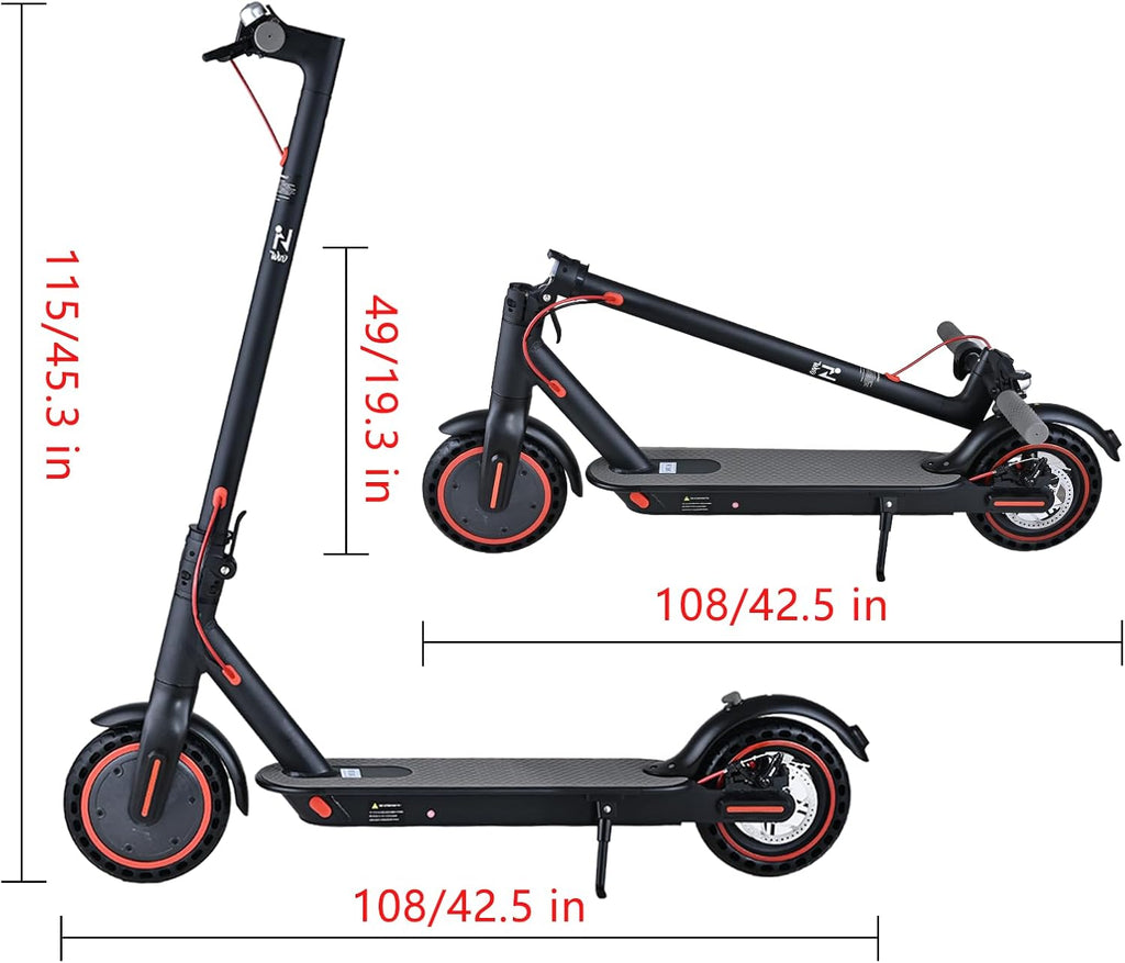 8.5" Adult Electric Scooter, 900W Motor, 36V 7.8Ah Battery, 40KM/H Max Speed, Long Range Folding E-Scooter for Urban Commuting with App