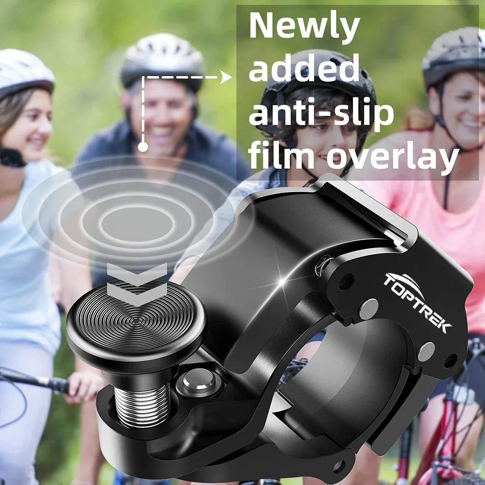 Stainless Bicycle Bell Ring MTB Cycling Horn Bike Bell Handlebar Crisp Sound Horn for Bicycle Safety Electric Bike Accessories