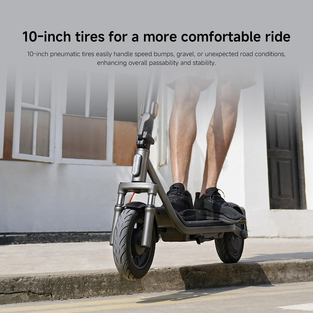 Electric Scooter 6 Lite 10 Inch Pneumatic Tire Folding Scooter, 500W Peak Motor, 25Km Range, 25Km/H Max Speed, Dual Brake, Ipx4 Waterproof, 3 Seconds Fold, Ideal for Urban Commute