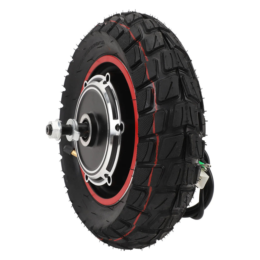 10 Inch Hub Motor 48V 800W Electric Scooter Hub Motor Rear Wheel Drive 250 to 1000RPM off Road Brushless Hub Motor