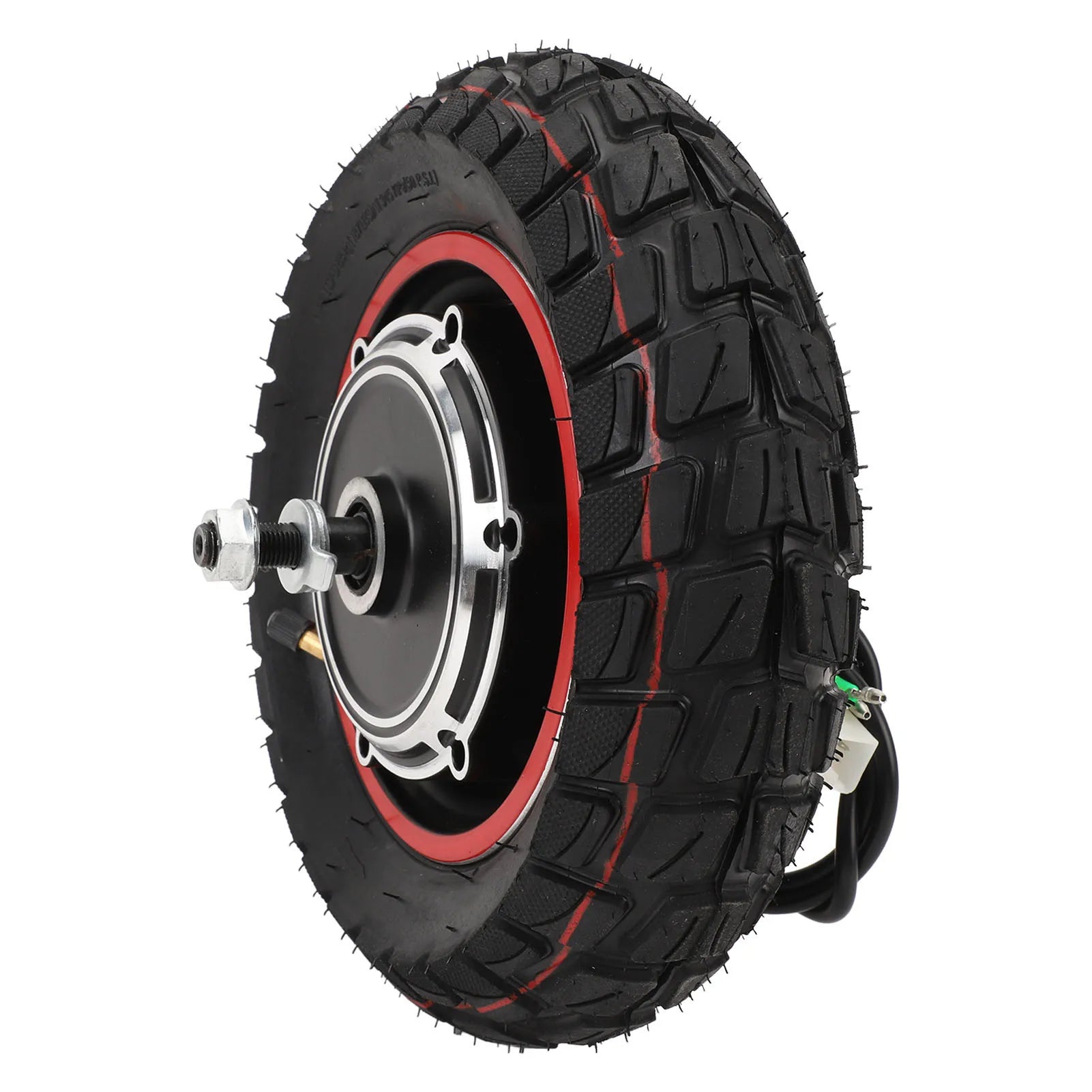 10 Inch Hub Motor 48V 800W Electric Scooter Hub Motor Rear Wheel Drive 250 to 1000RPM off Road Brushless Hub Motor